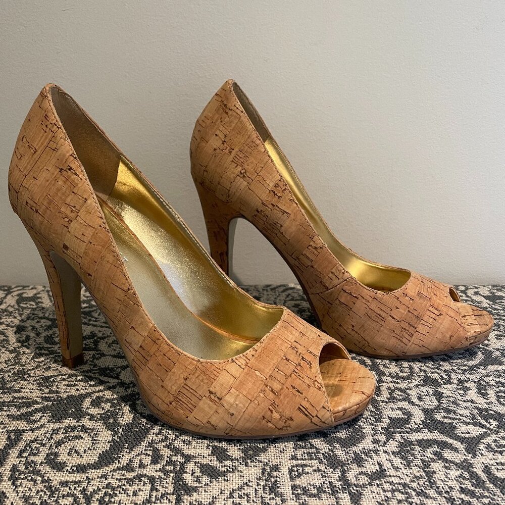 Barely Used Cork Heels